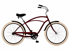 26"beach cruiser bicycle